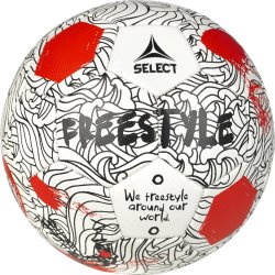 Select Freestyle fodbold V24 Hvid/Rd