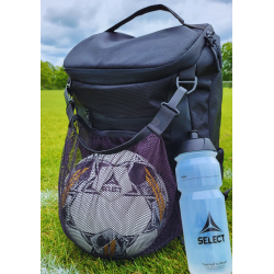 Select Pakketilbud! Rygsk + Fodbold med navnetryk + drikkedunk