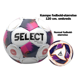 K�MPE FODBOLD 50 CM DIAMETER- BRILLANT SUPER DBU