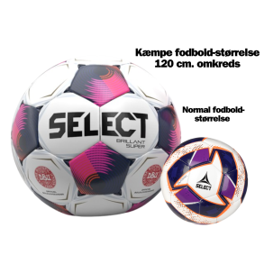 KMPE FODBOLD 50 CM DIAMETER- BRILLANT SUPER DBU