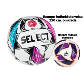 KMPE FODBOLD 50 CM DIAMETER- BRILLANT SUPER DBU